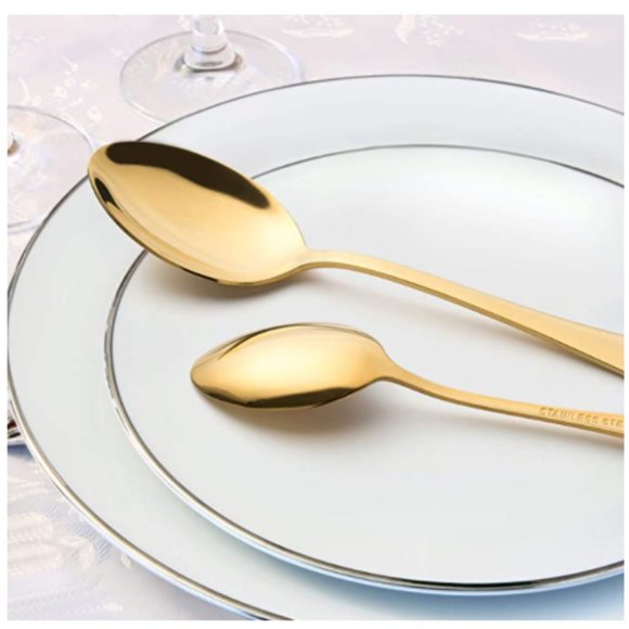 Modern Functional 20 Pc. Silverware Set - Picture 4 of 7